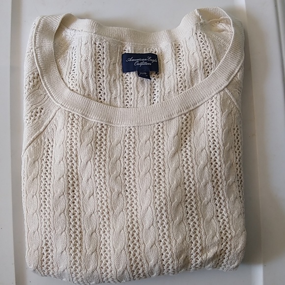 American Eagle Outfitters Tops - EUC American Eagle Off-white Sweater
